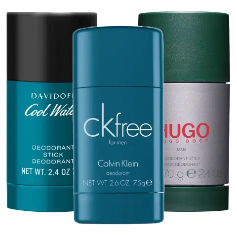 Calvin Klein, Hugo Boss, Davidoff