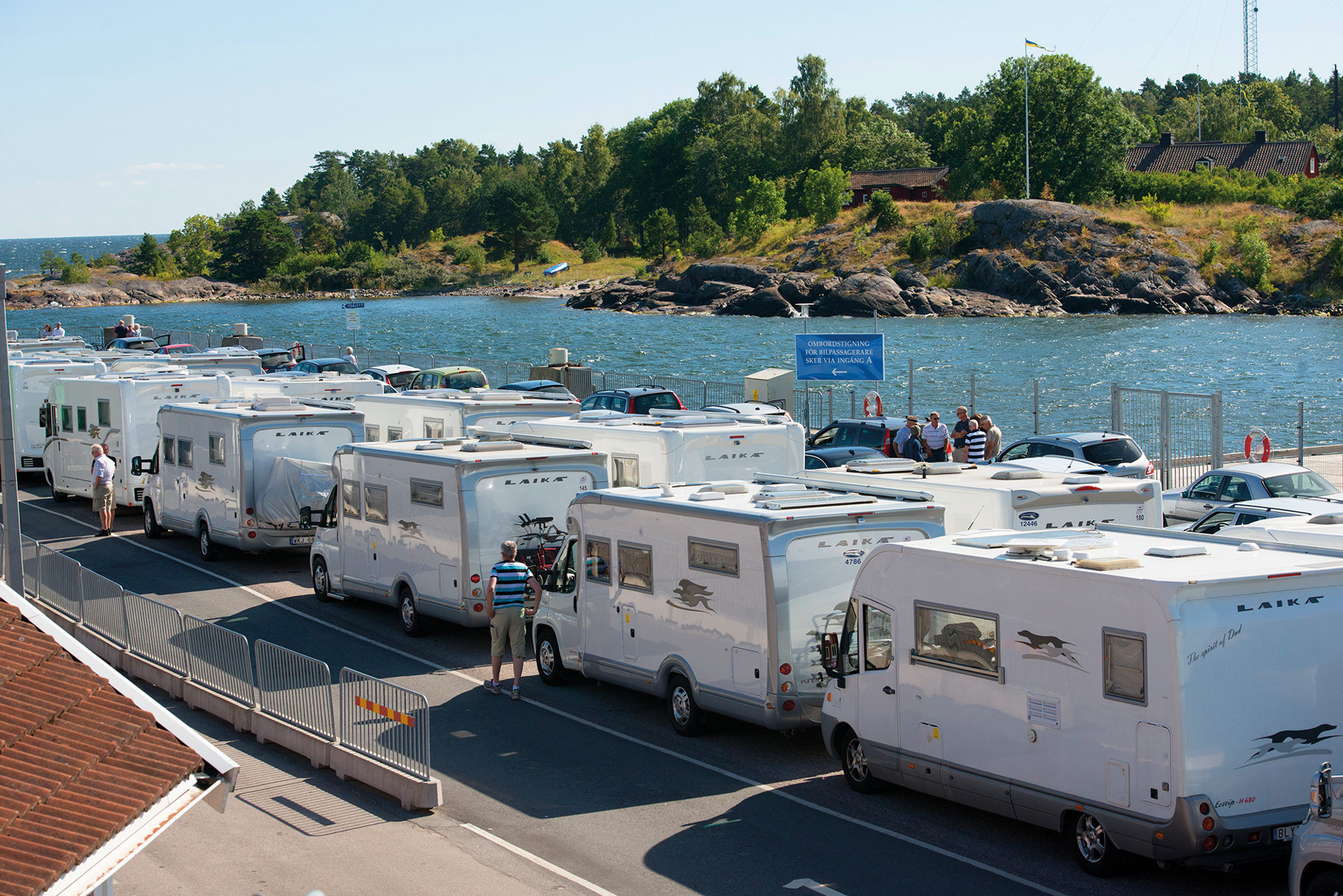 With caravan to Åland - Eckerö Linjen