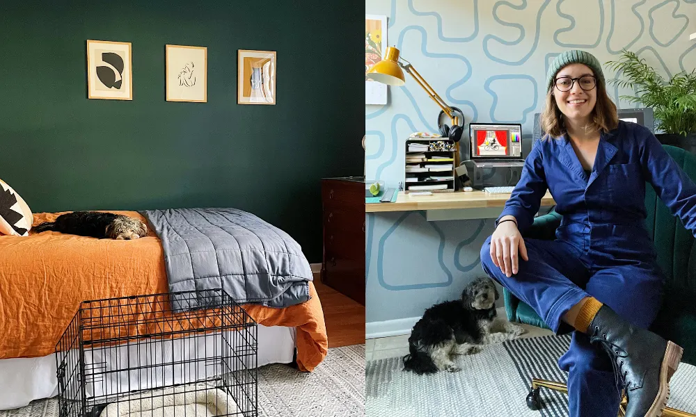 Chicago Pet Parent & Muralist Transforms Her West Town Apartment Walls