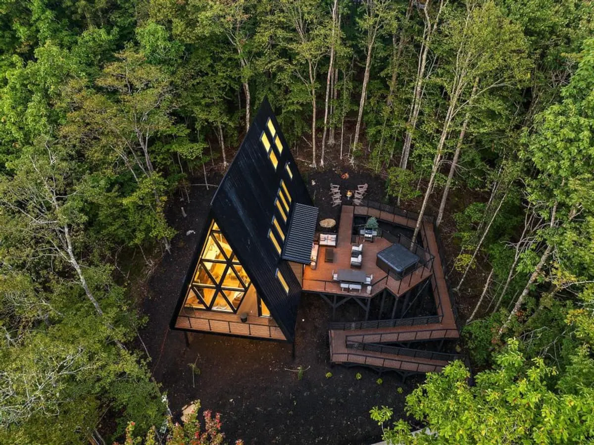 A-Frame Airbnb in North Carolina