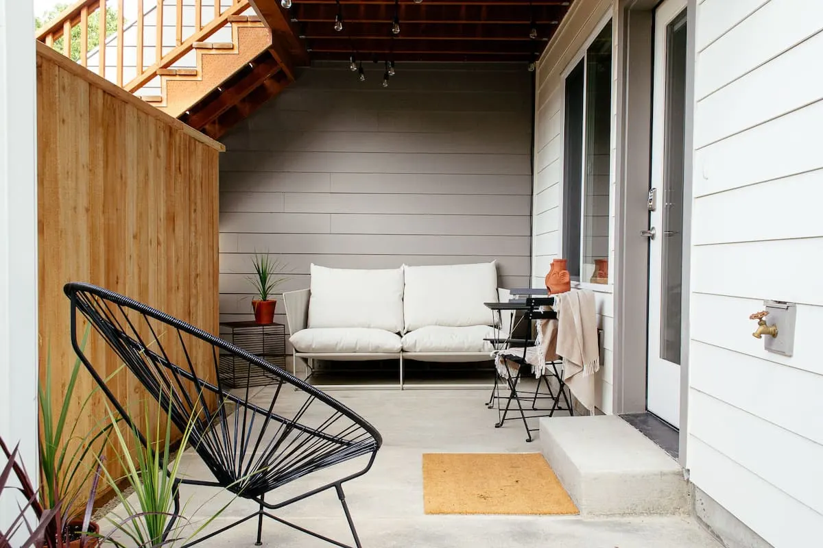 chic porch in portland