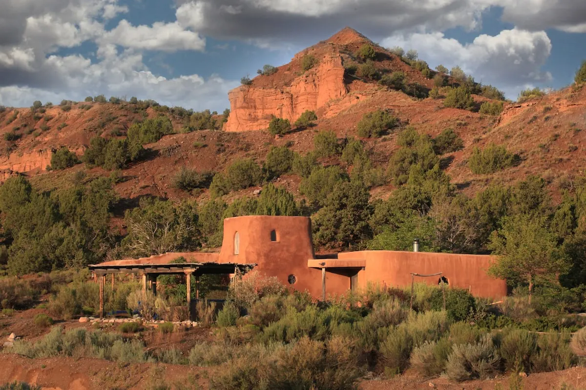 Adobe house in New Mexico