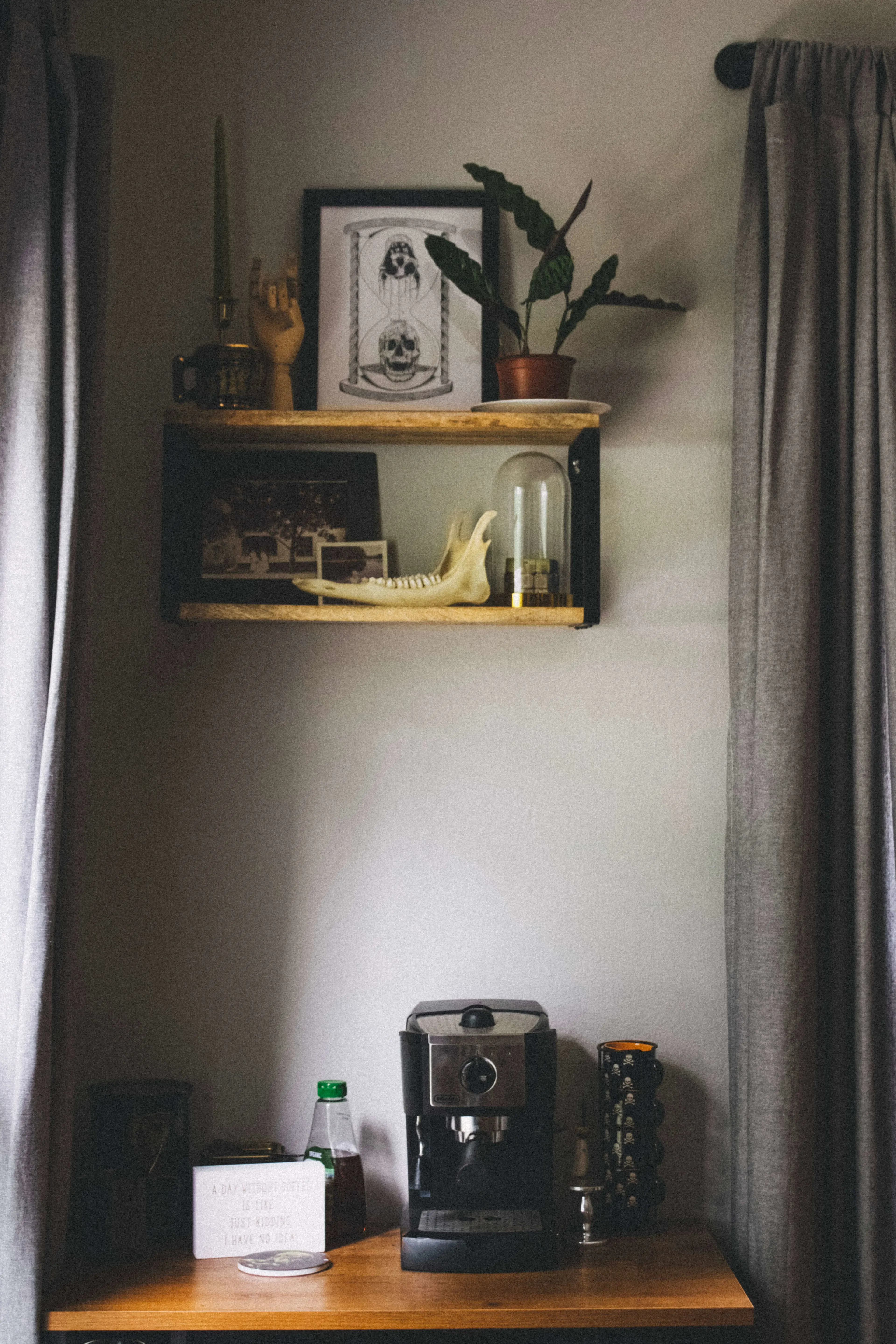 gothic coffee nook