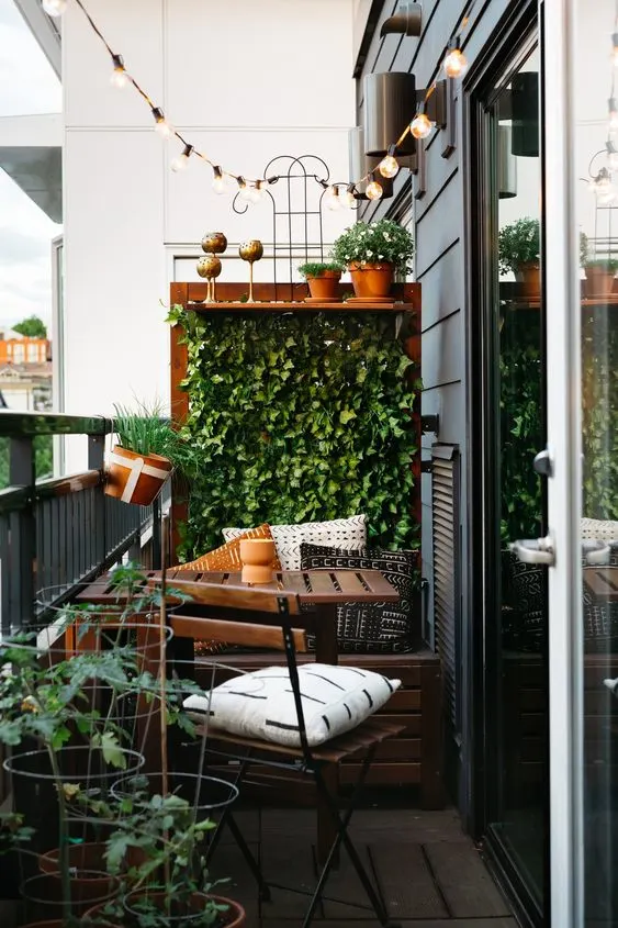 outdoor small space patio