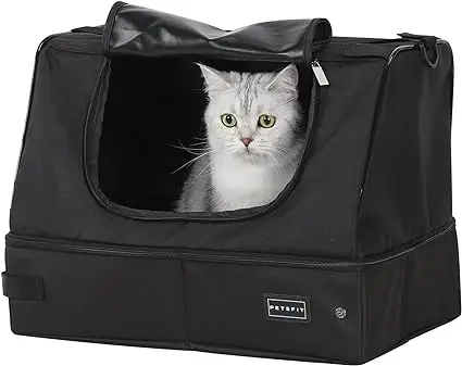 Petsfit Upgrade Travel Portable Cat Litter Box