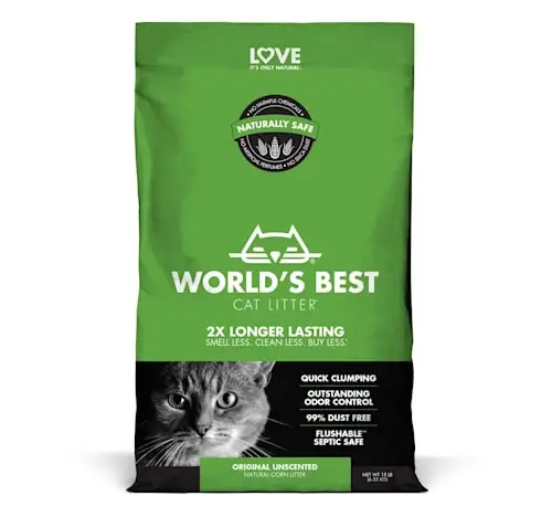 World's Best Original Series Clumping Unscented Corn Cat Litter