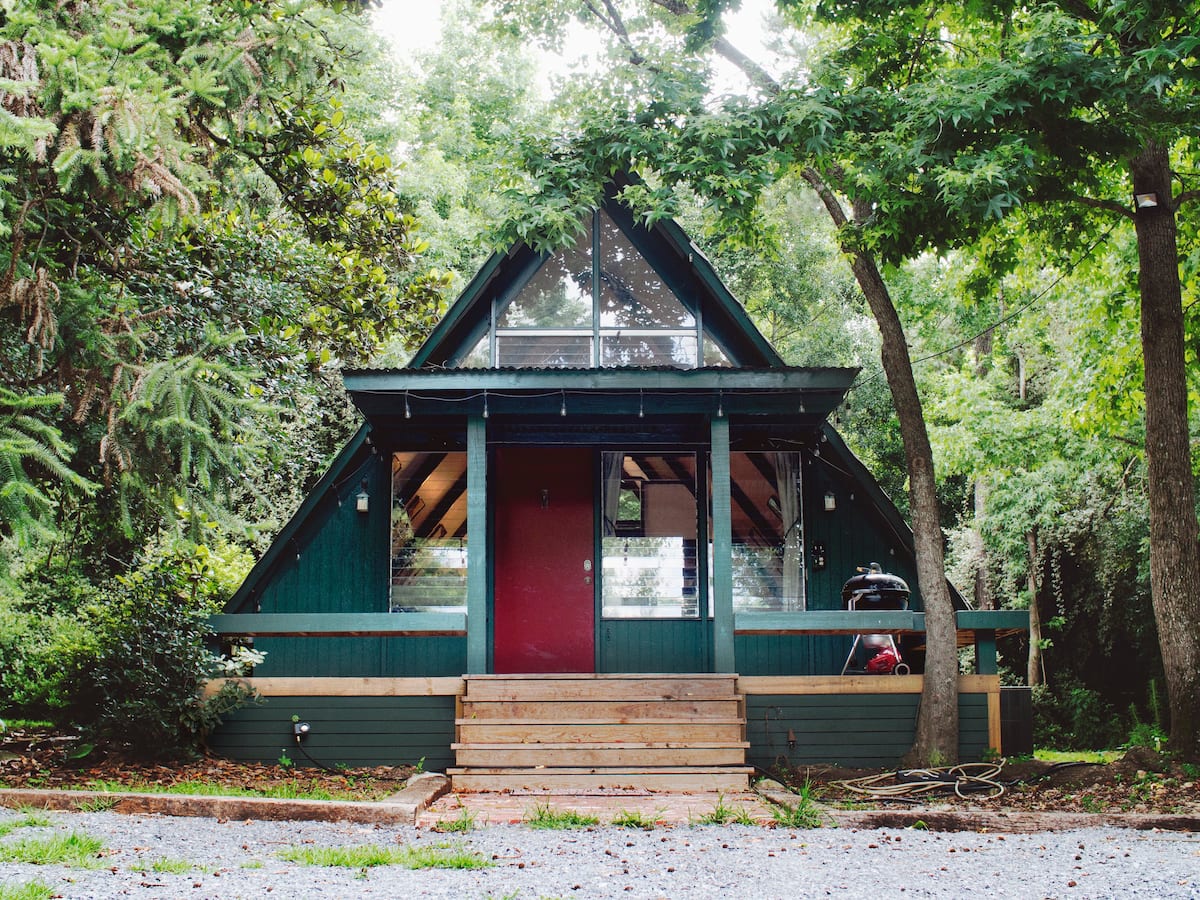 The a-frame airbnb