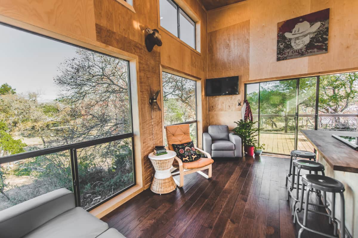 tiny cabin with loft in Texas