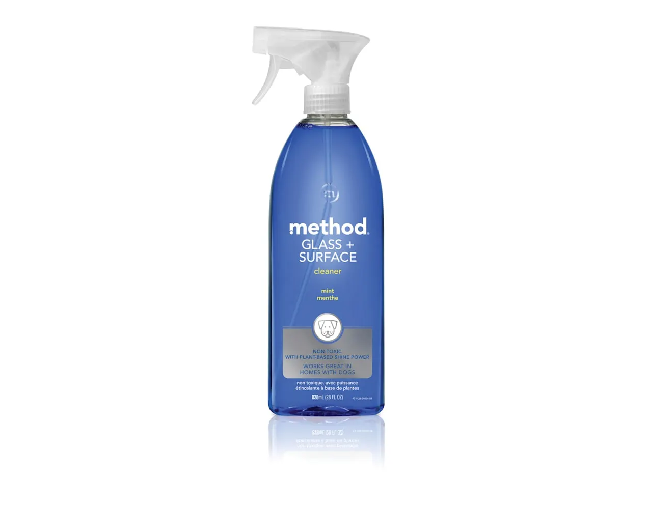 METHOD Dog House Friendly Mint Glass Cleaner + Surface Cleaner, 28 fl. oz.