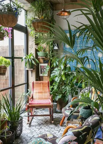 indoor plant room