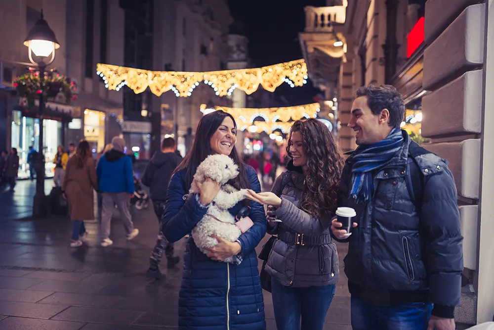 Holiday shopping with your dog