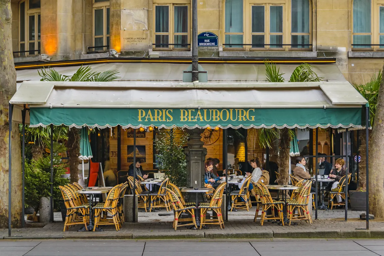 Cafe in paris, france