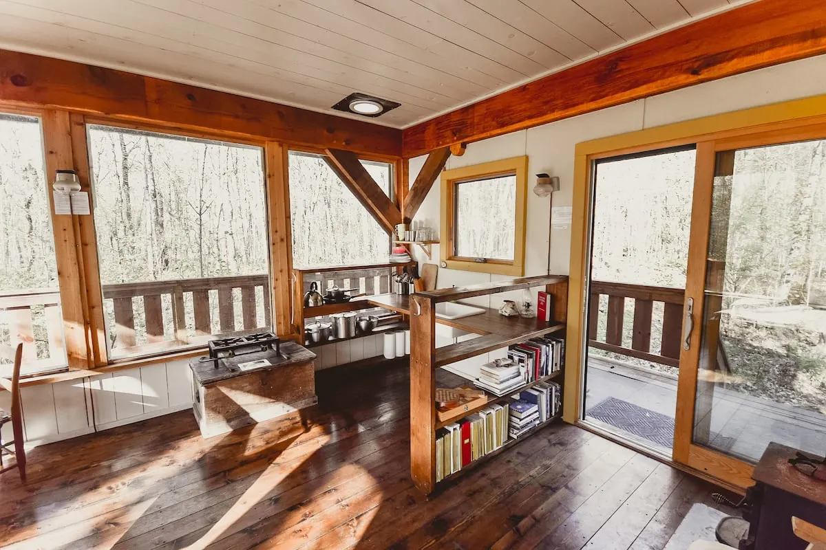 cozy hut in Minnesota