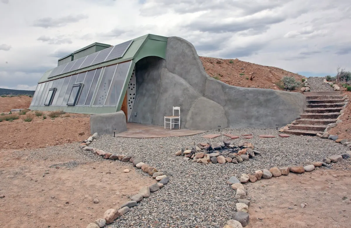 Earth home in New Mexico