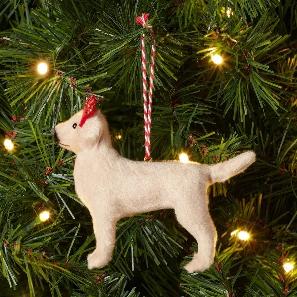 golden retriever ornament