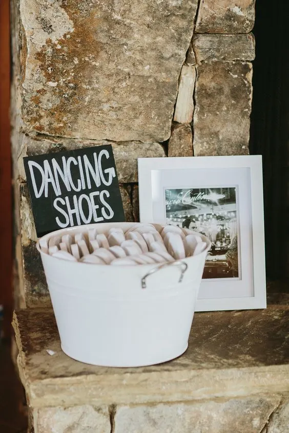 take your own slipper bowl at wedding