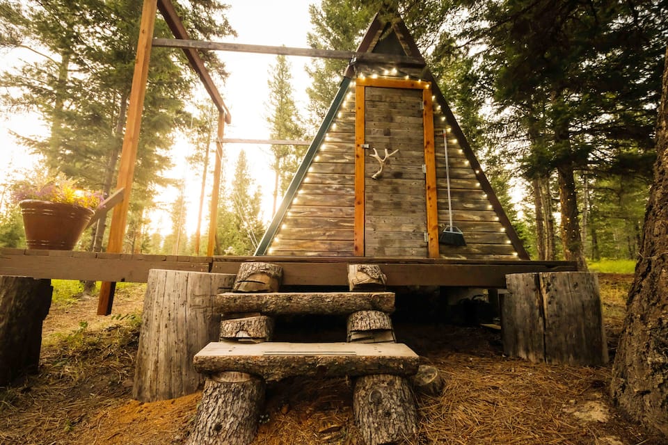 a-frame in Montana