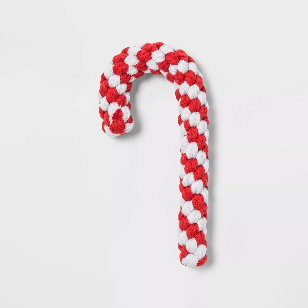Candy cane rope toy