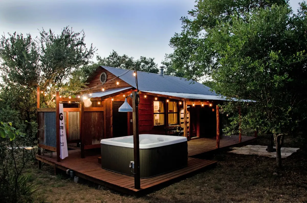 Moonshiner cabin in Texas