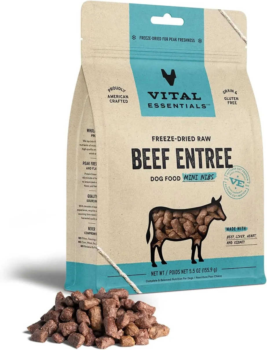 Vital Essentials Freeze Dried Raw Dog Food