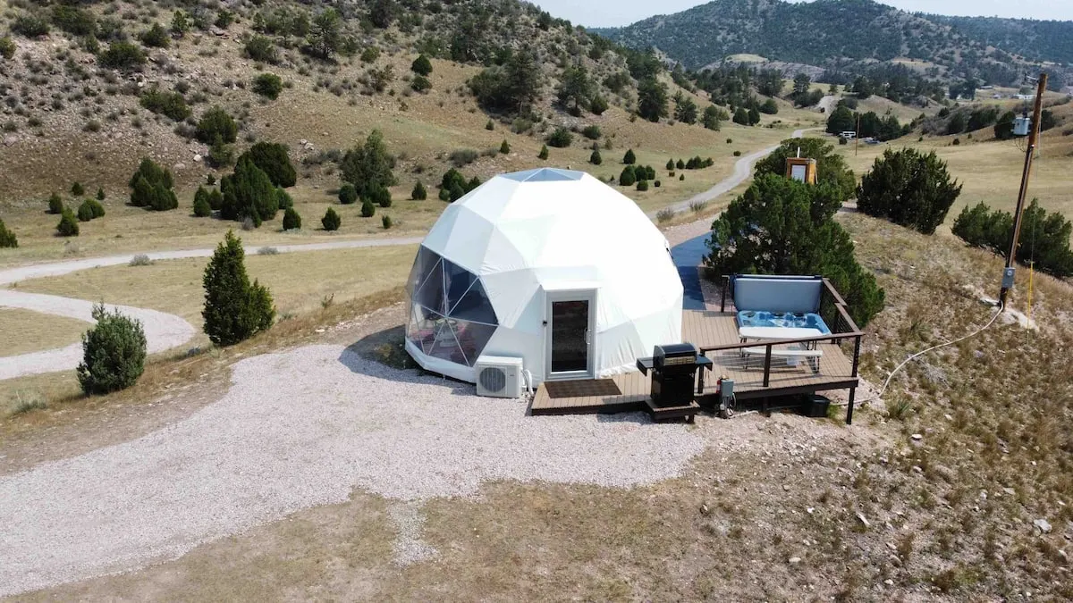 eco dome in Wyoming