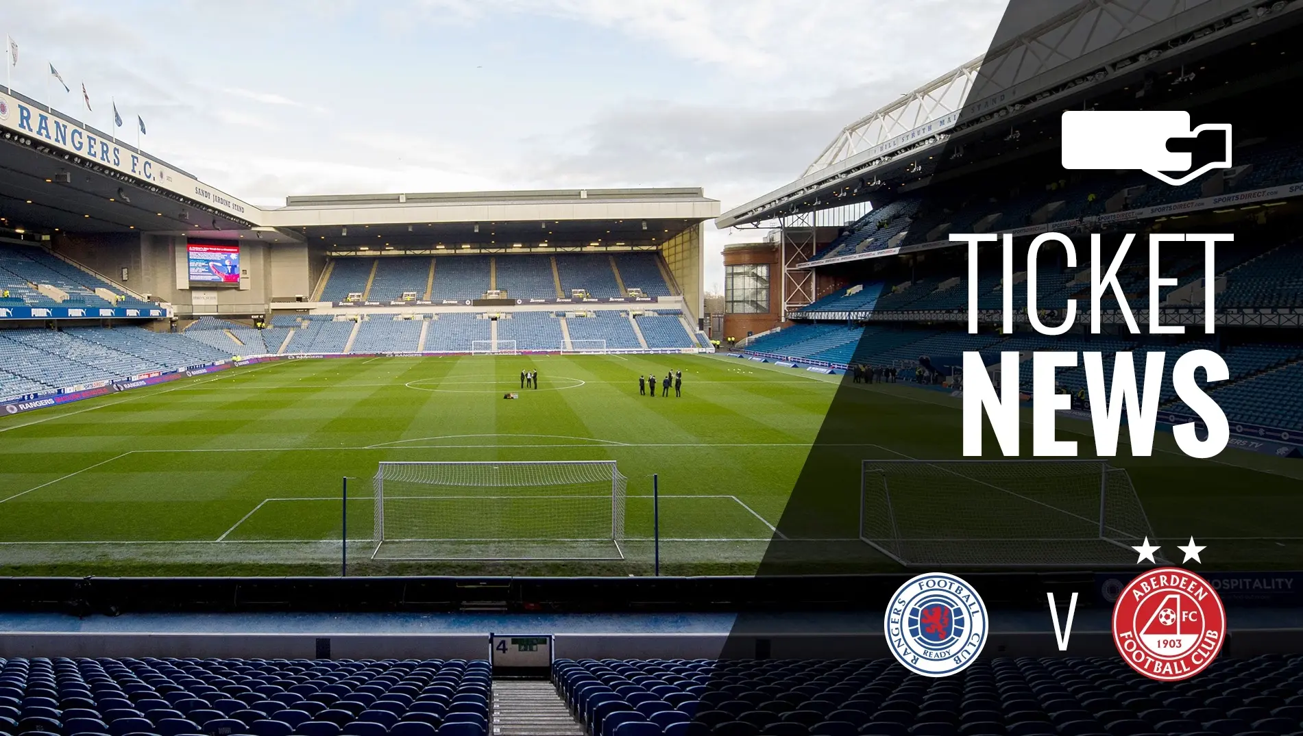 Ticket Details | Rangers v Aberdeen, Sat 3rd Dec