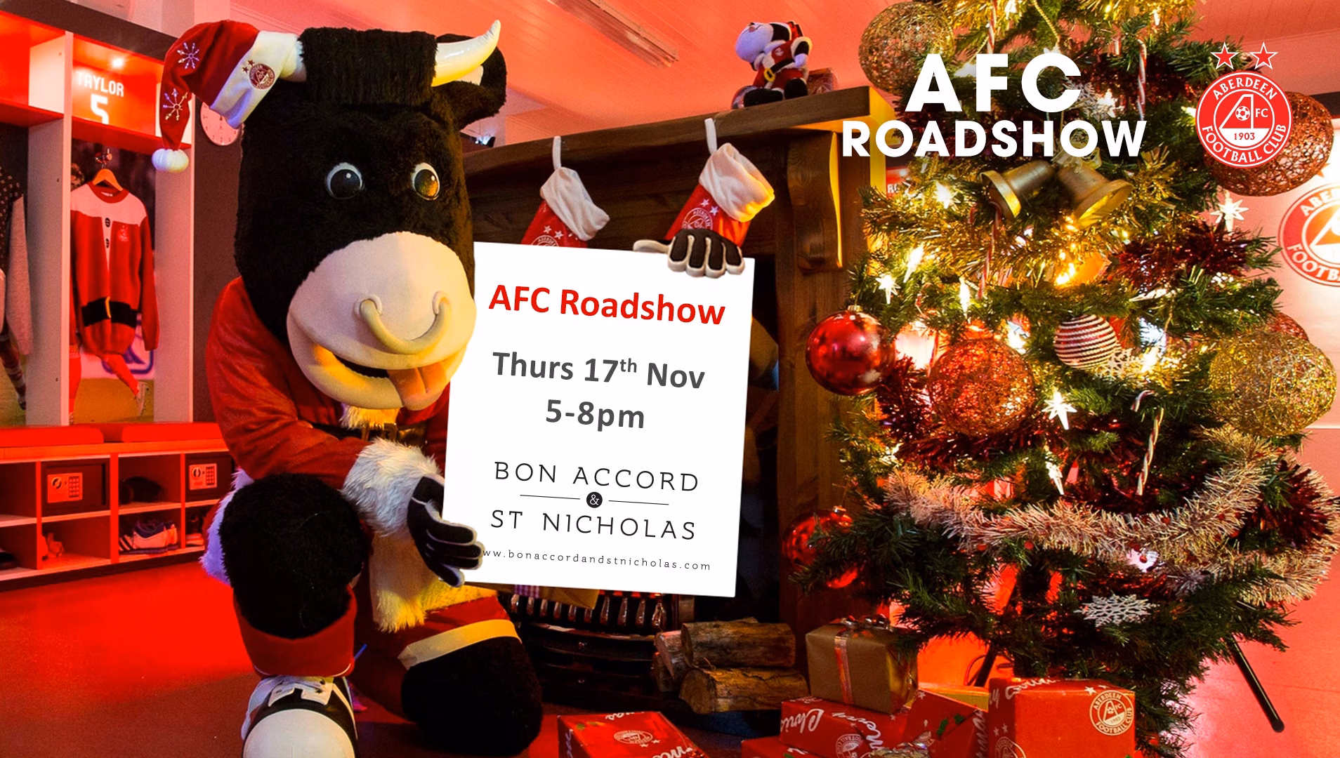 Thursday 17th November, AFC Roadshow @ Bon Accord Centre