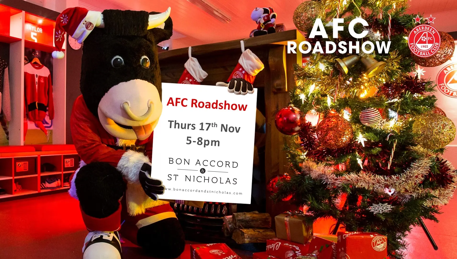 Thursday 17th November, AFC Roadshow @ Bon Accord Centre