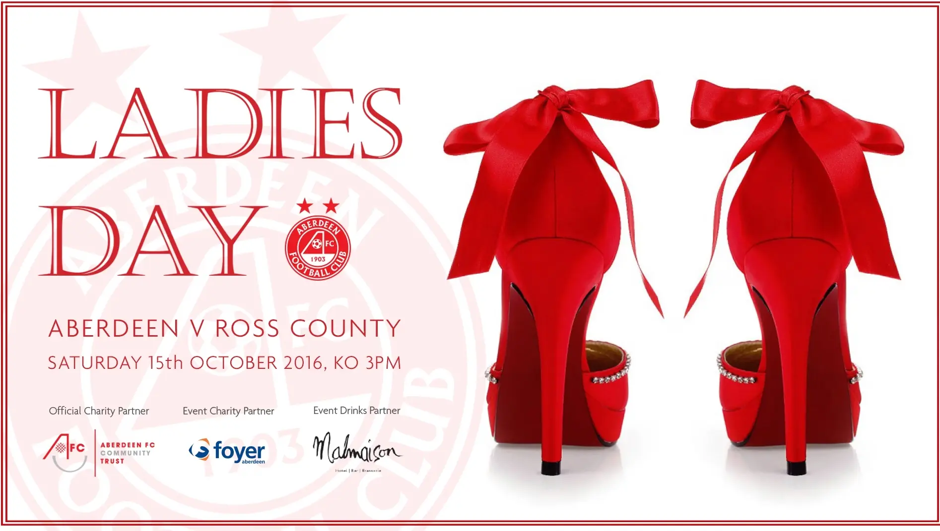 AFC Ladies Day, Sat 15th Oct