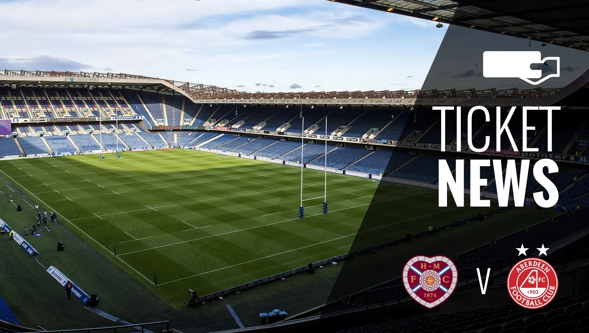 Ticket Details | Hearts v Aberdeen, Saturday 9th September