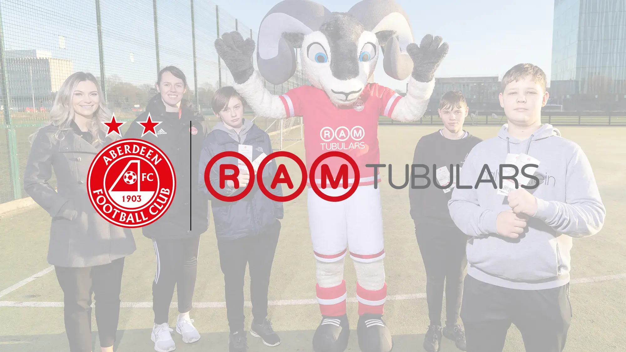 St Machar Pupils enjoy Pittodrie matchday thanks to RAM Tubulars