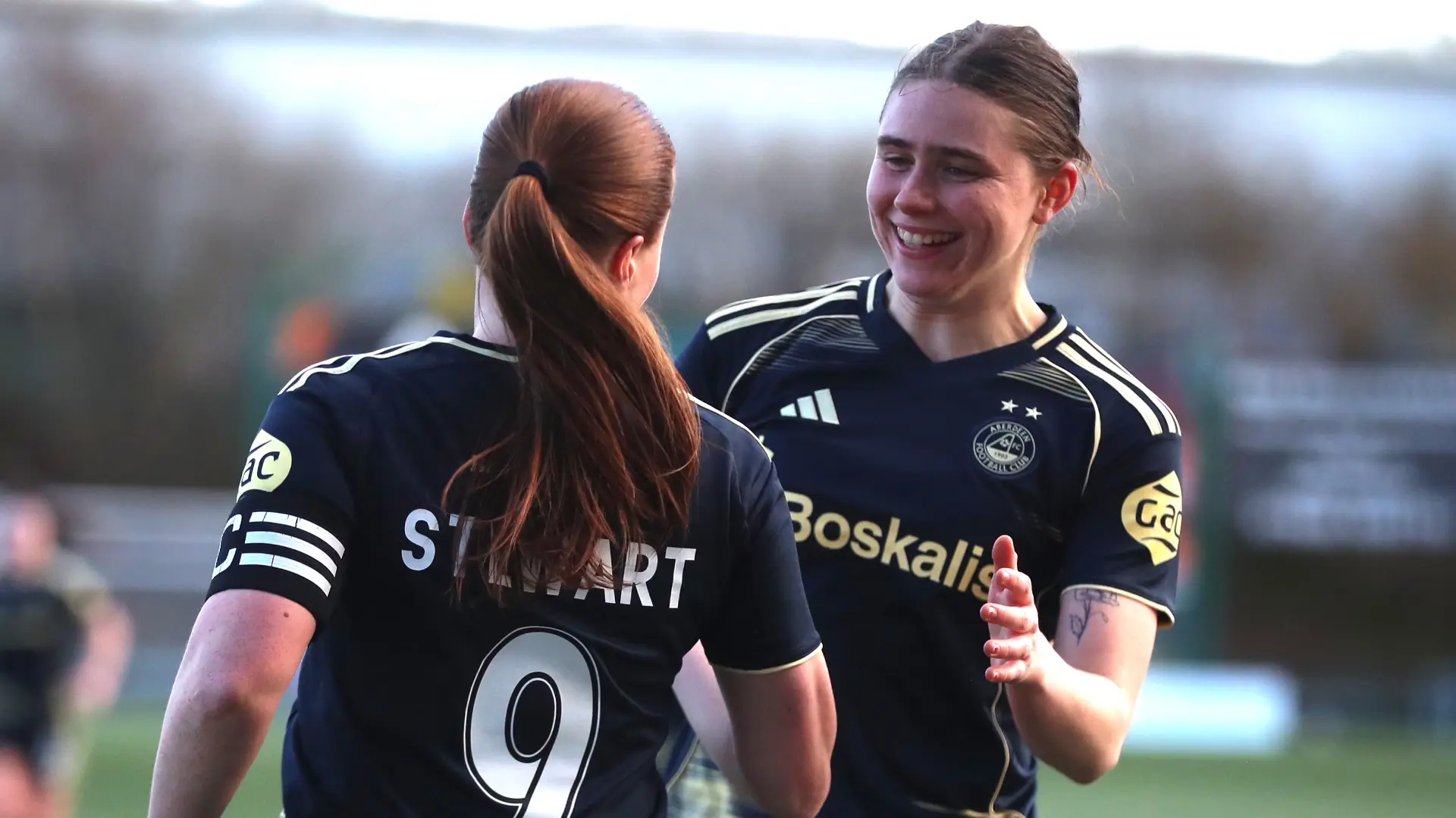 AFC Women celebrate v Hamilton Accies 22326