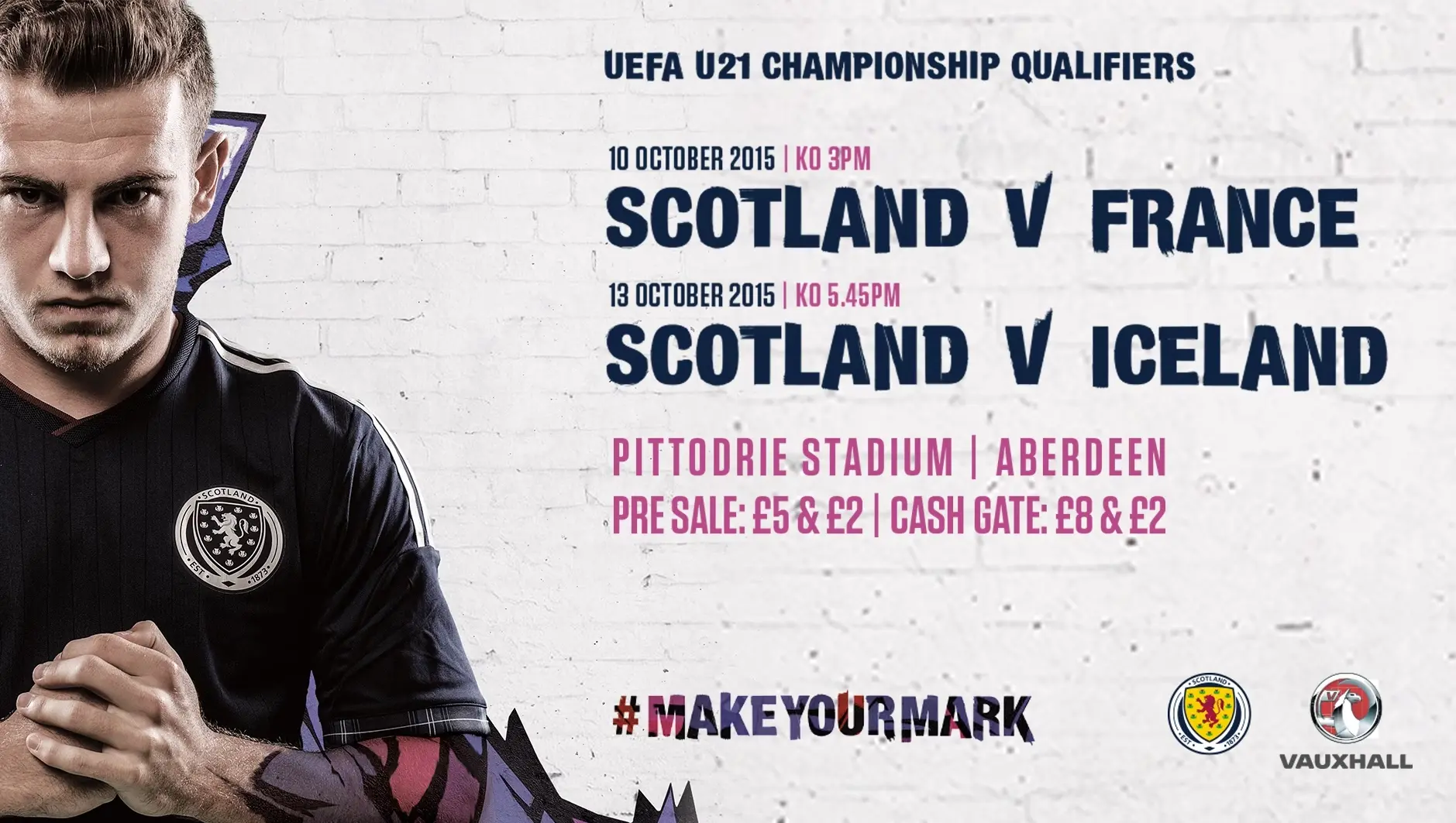 Scotland U21 Qualifiers tickets now on sale