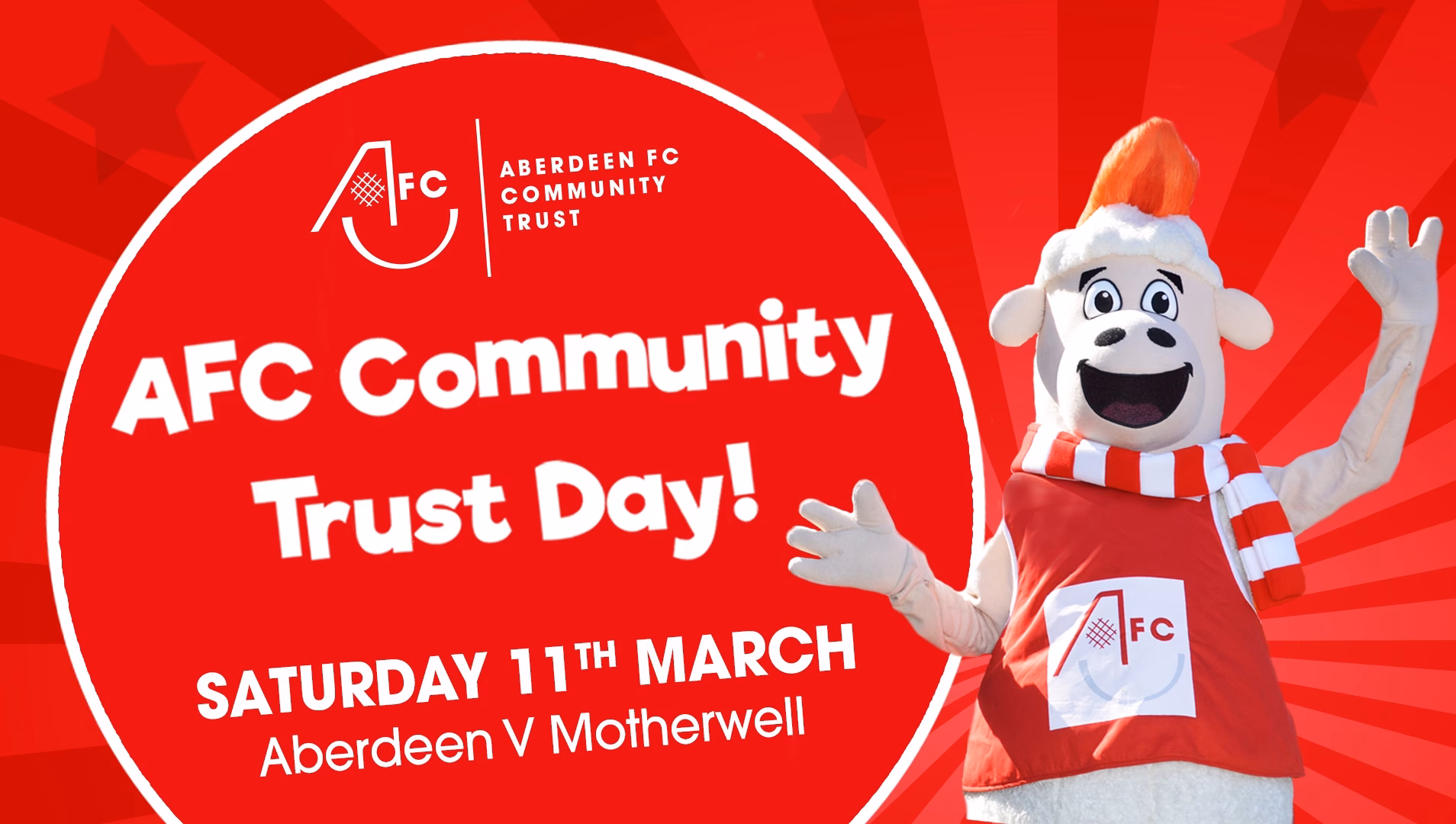 AFC Community Trust Day, Sat 11th March