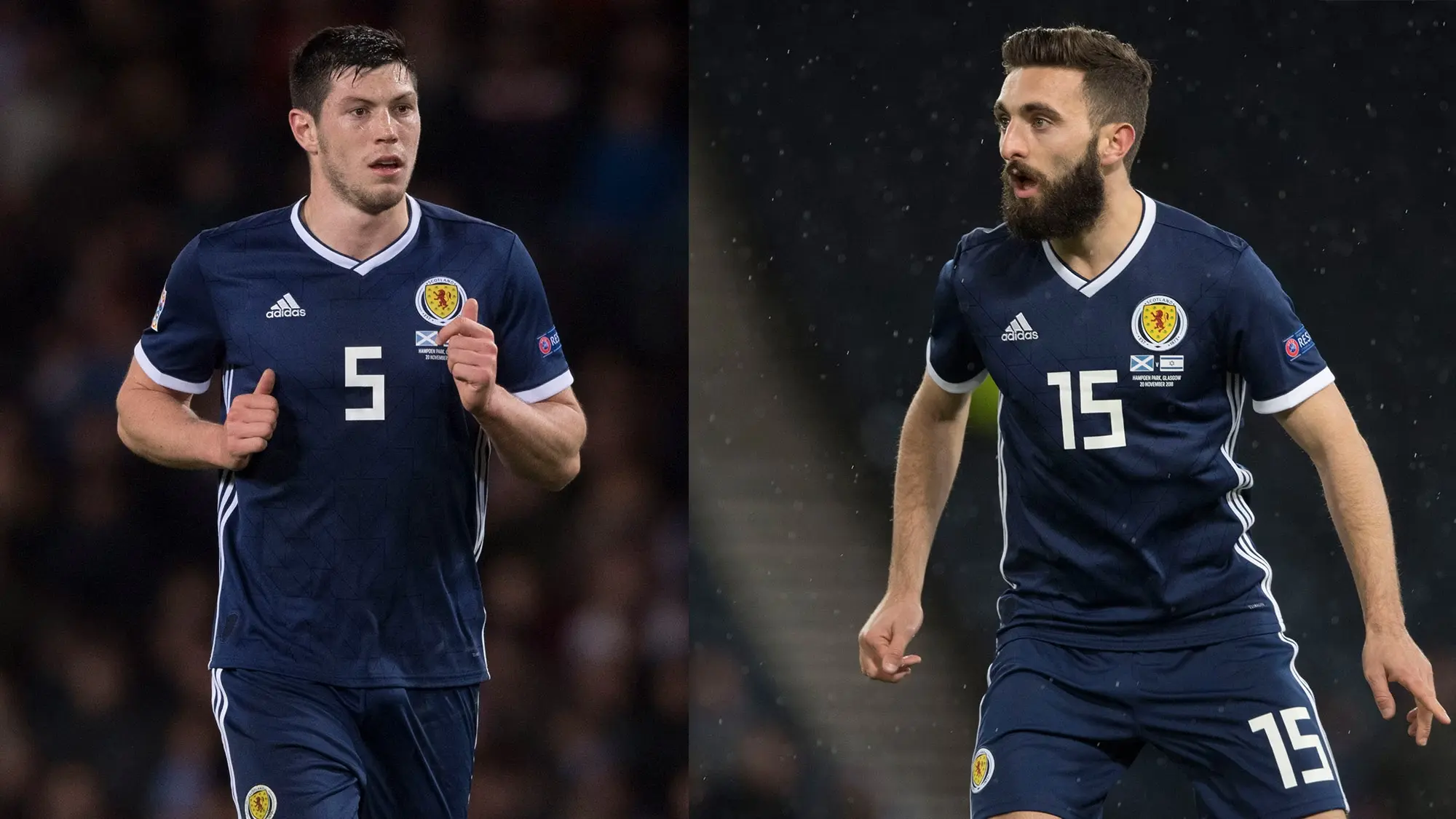 McKenna and Shinnie in the Scotland squad