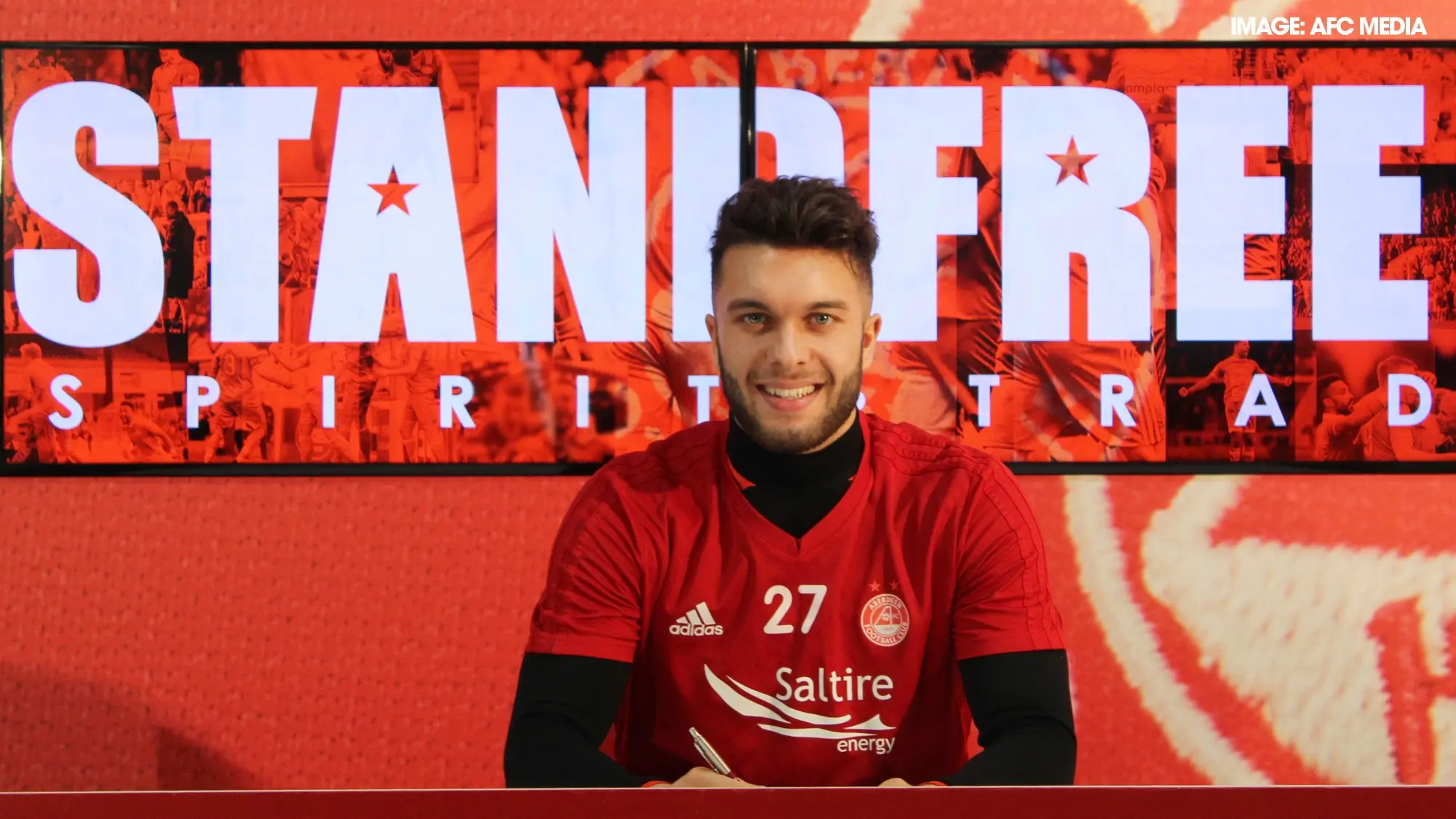DONS TEENAGER SIGNS ON