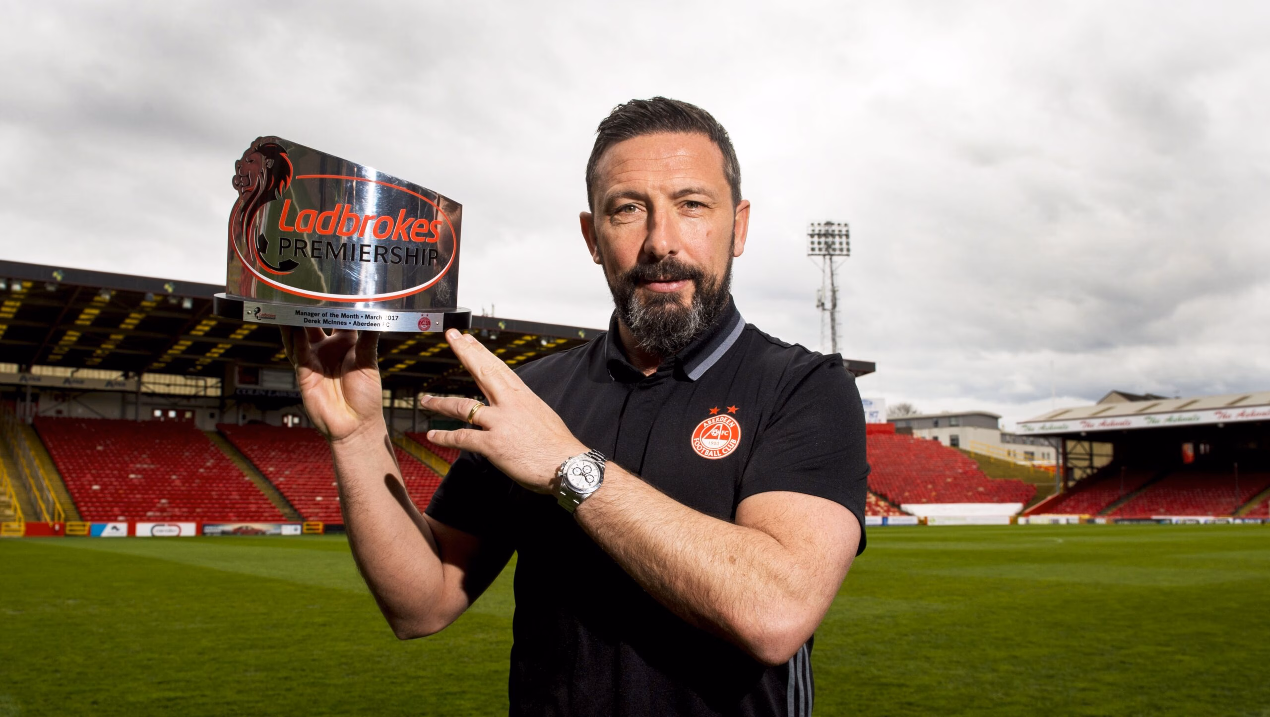 Derek McInnes named Ladbrokes Premiership Manager of the Month