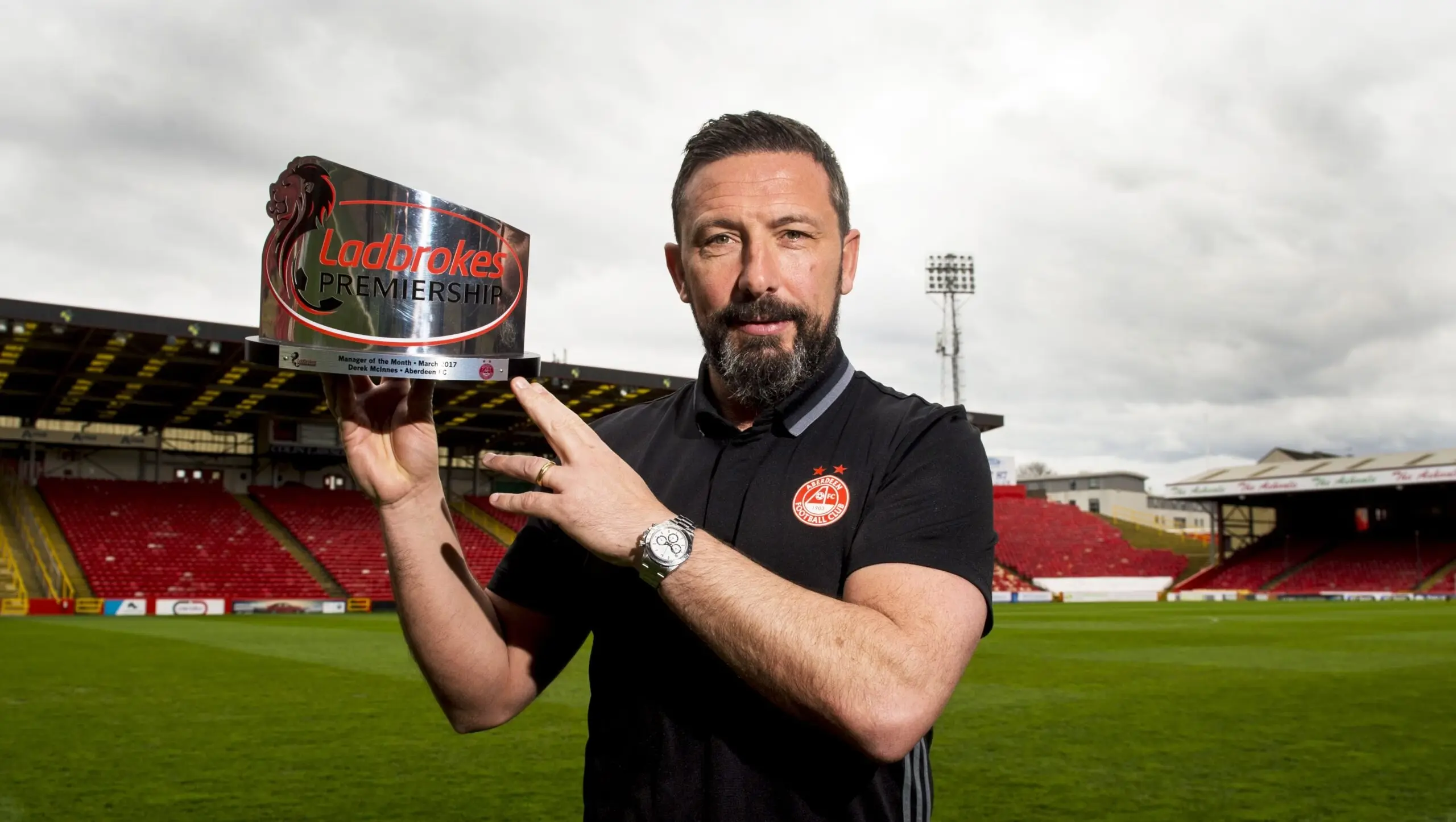 Derek McInnes named Ladbrokes Premiership Manager of the Month