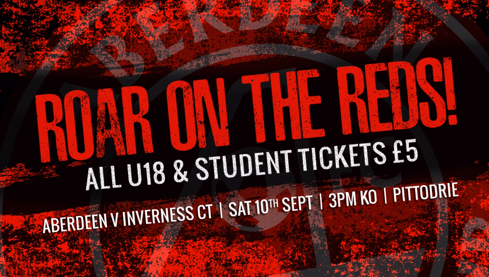 Ticket Details | Aberdeen v Inverness CT, Sat 10th Sep