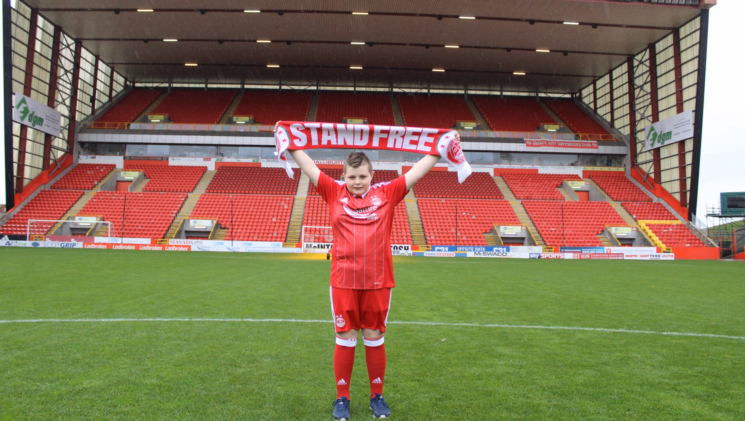 Keiran's Day at Hampden!