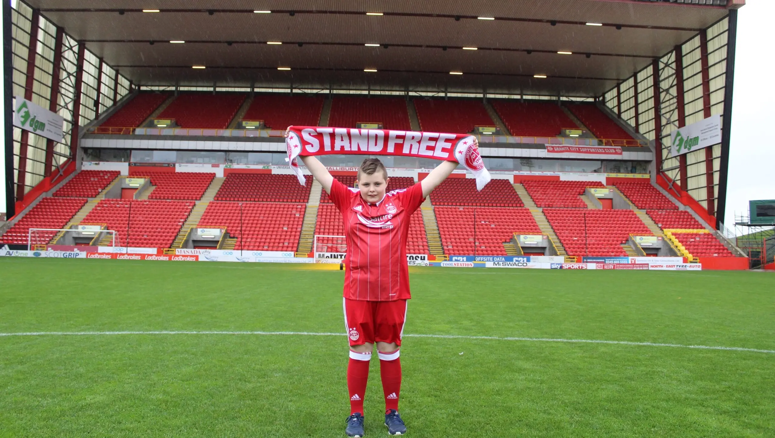 Keiran's Day at Hampden!