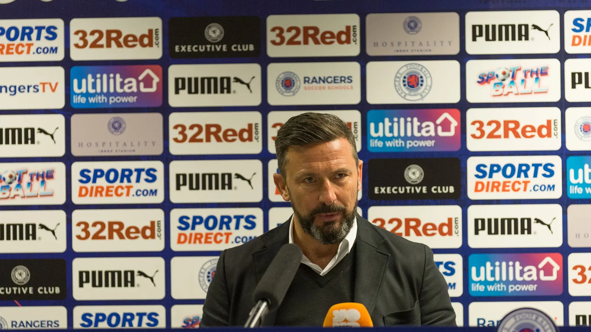 The Manager Post Match at Ibrox