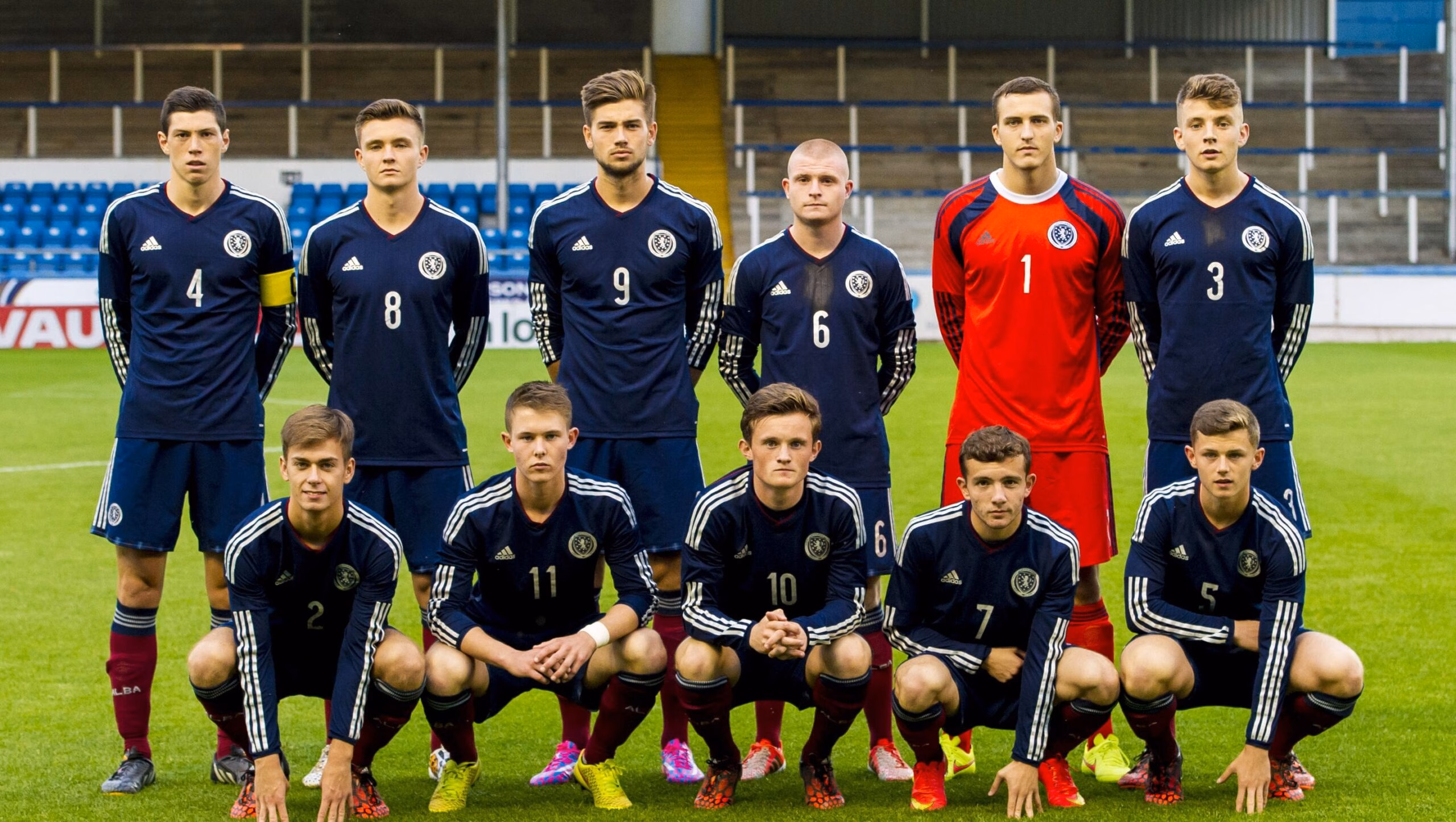 Scott McKenna captains the Scotland U19s