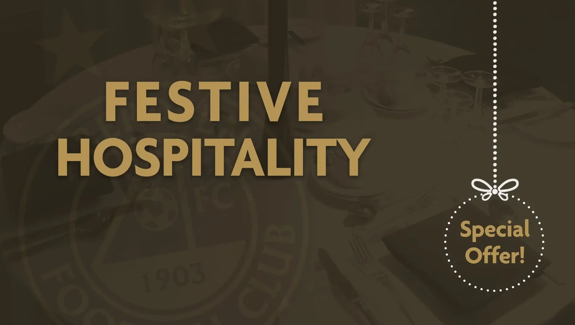 Special Offer: Treat yourself to some festive hospitality!