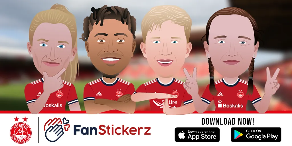 Download your Aberdeen FC emoji sticker pack now!