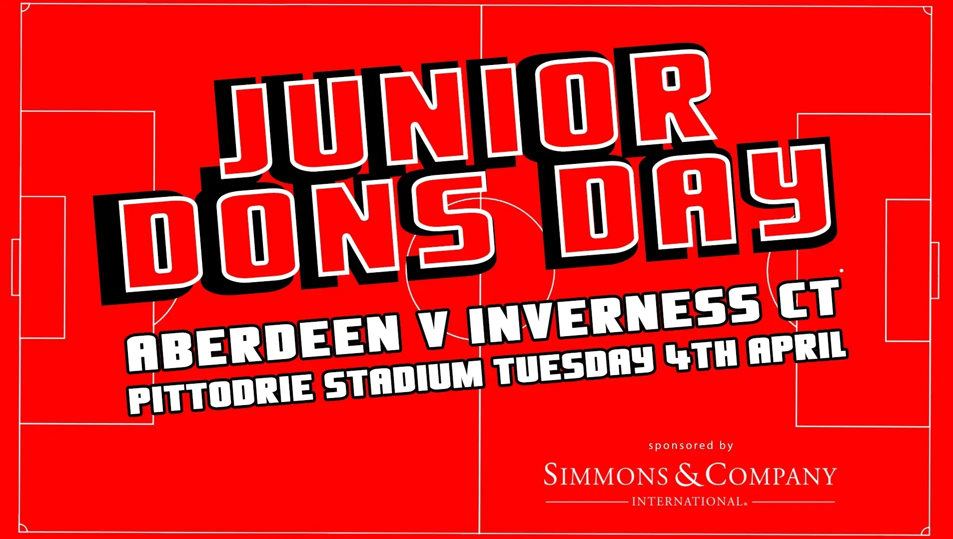 Junior Dons Day | Aberdeen v Inverness CT, Tuesday 4th April