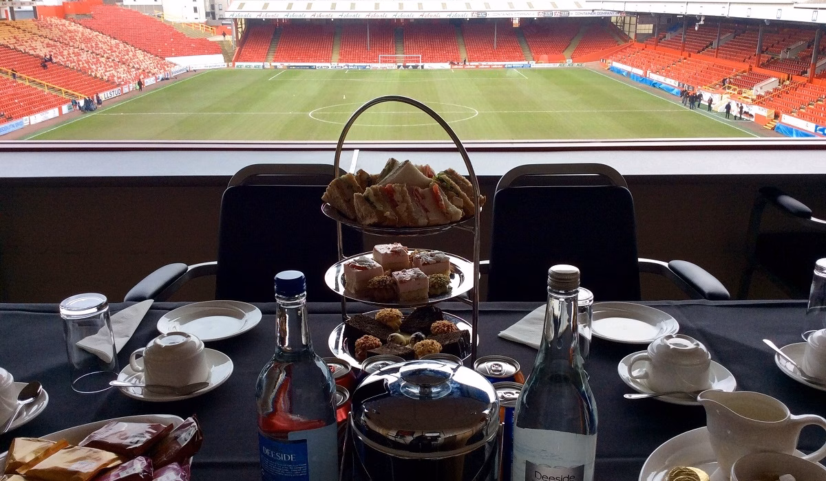 Enjoy afternoon tea with a view as Pittodrie partially re-opens