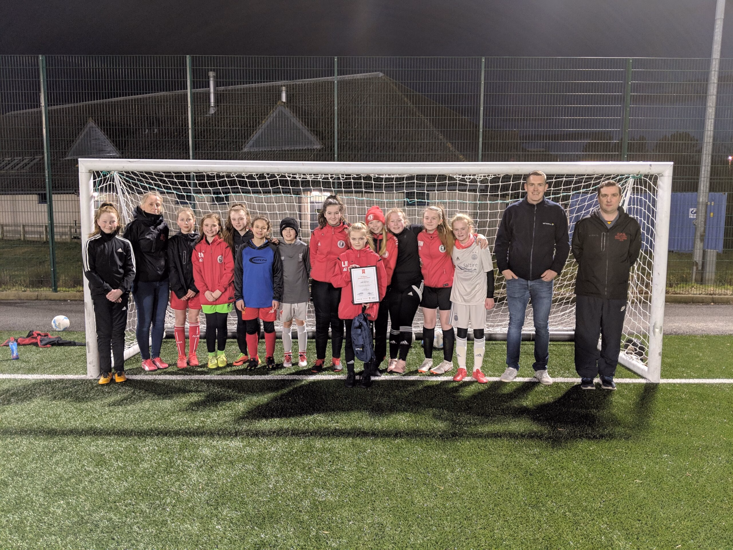Vattenfall Award of the Month – AFCCT North Region Girls Football League