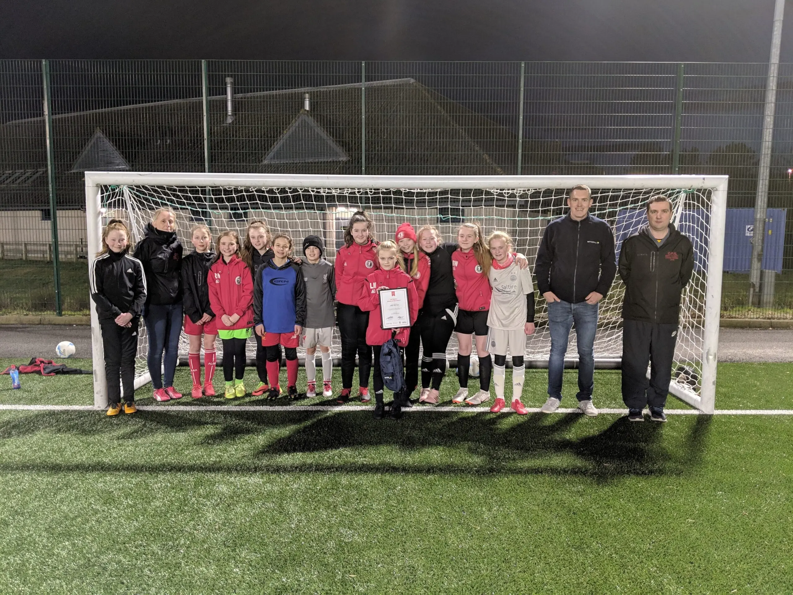 Vattenfall Award of the Month – AFCCT North Region Girls Football League