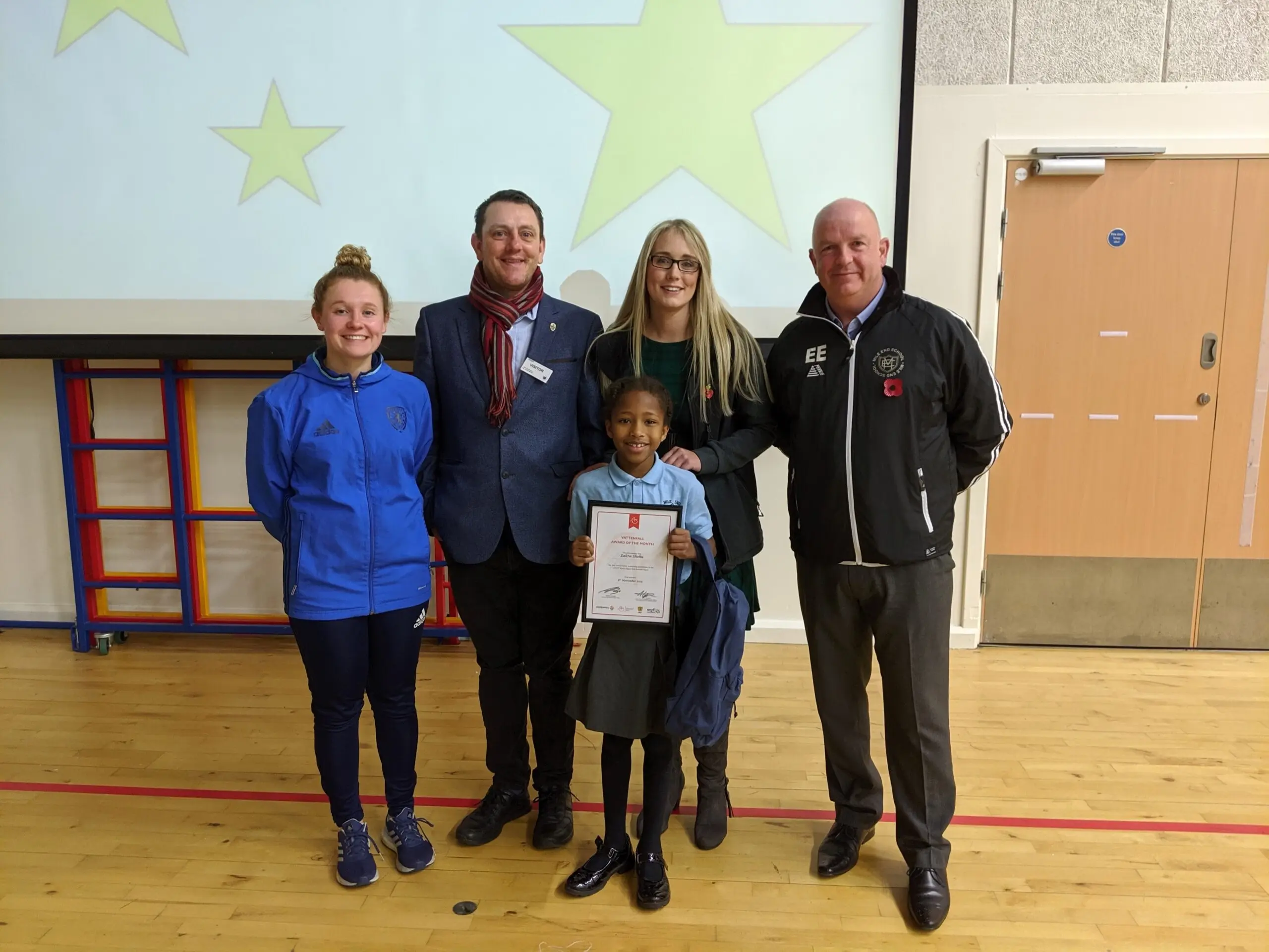Vattenfall Award of the Month – AFCCT North Region Girls Football League